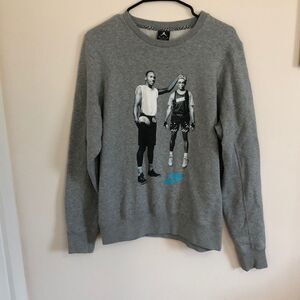Michael Jordan and spike lee Nike crew neck sweatshirt